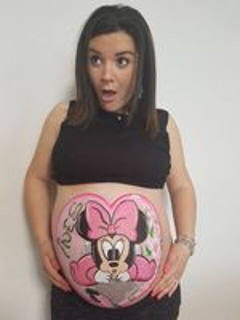   Belly Painting ( peinture de ventre de grossesse) 