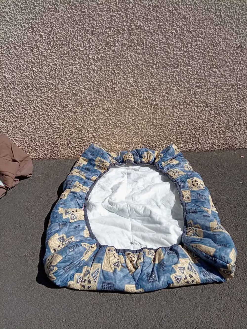housse pour clic clac matelass&eacute;e en 130 cm de large Meubles