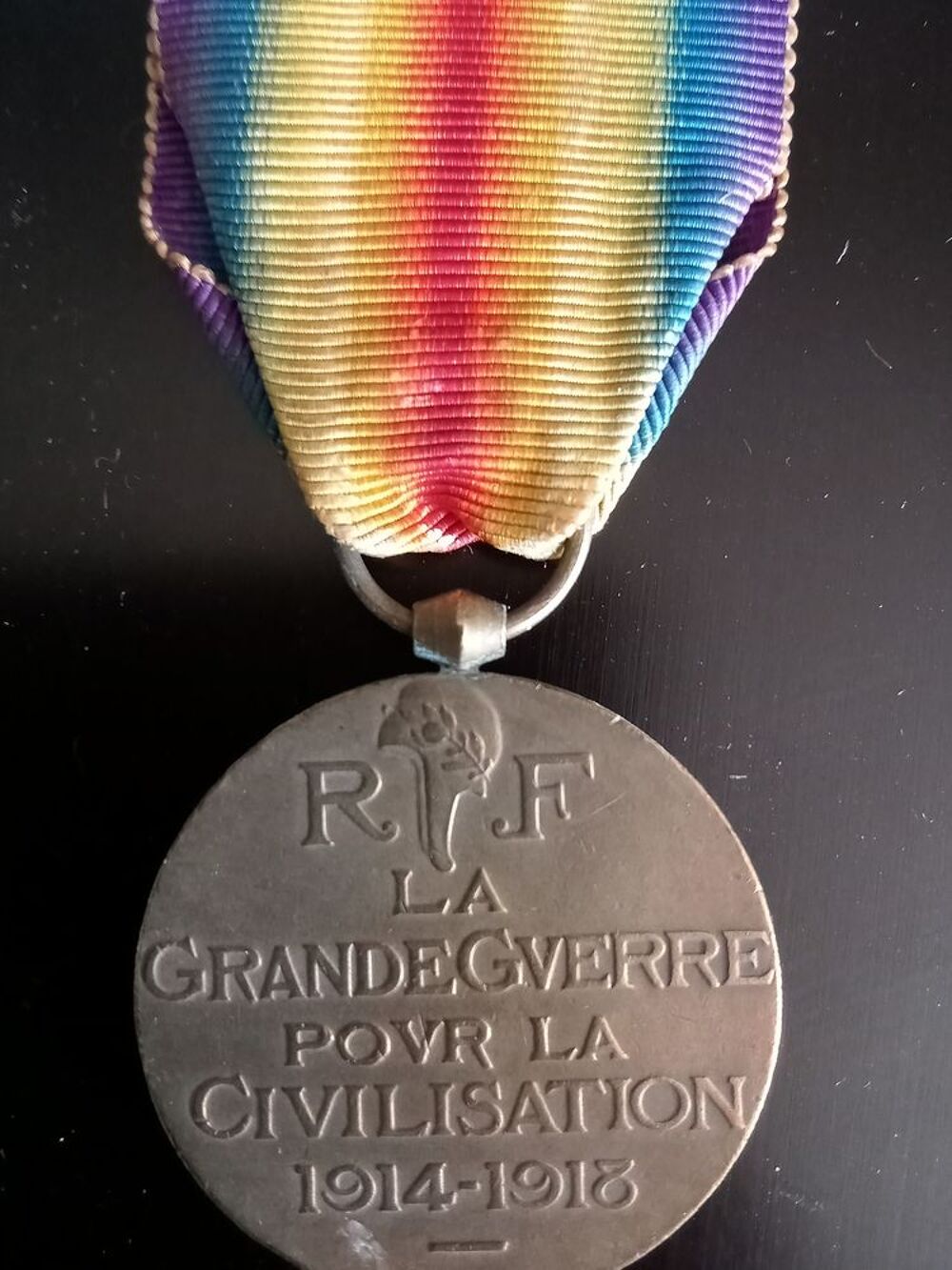 MEDIALLE MILITAIRE FIN GUERRE 1914/1918 Décoration