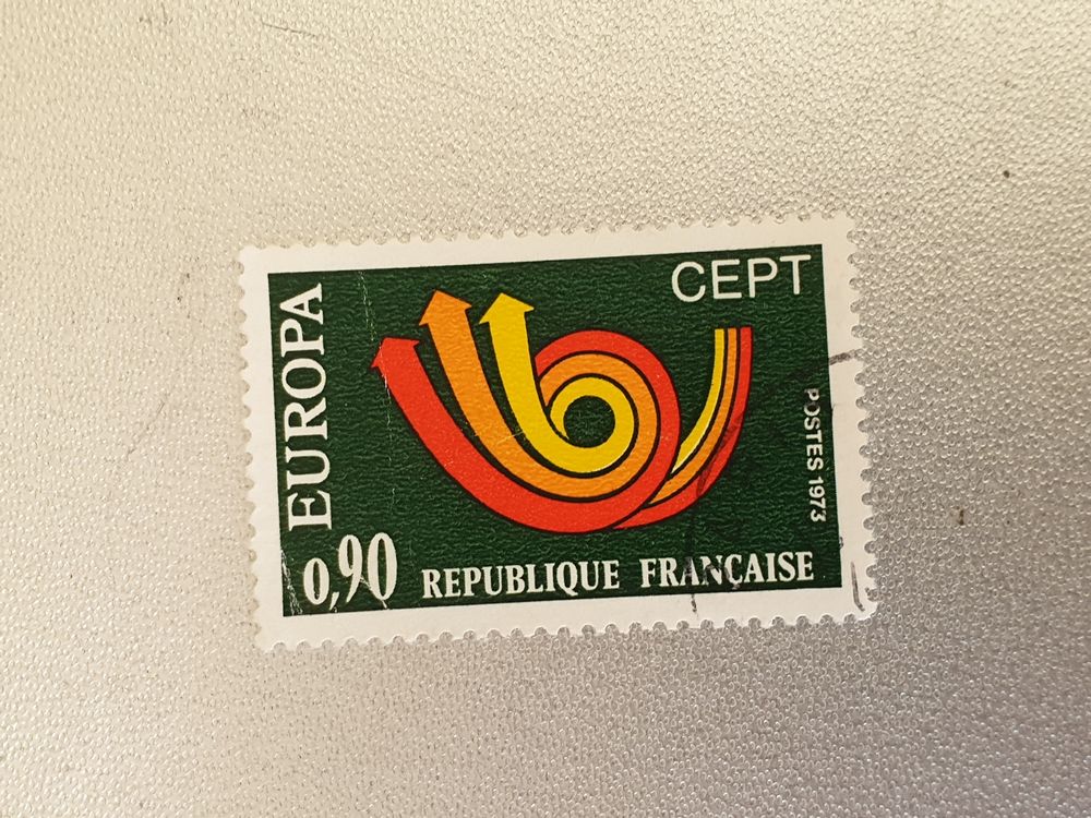 Timbre france europa -1973- 0.21 euro 
Marseille 9 eme
