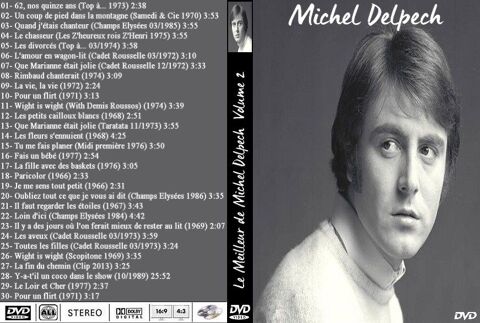 Michel Delpech DVD Le meilleur (Volume 2) 15 Marseille 12 (13)
