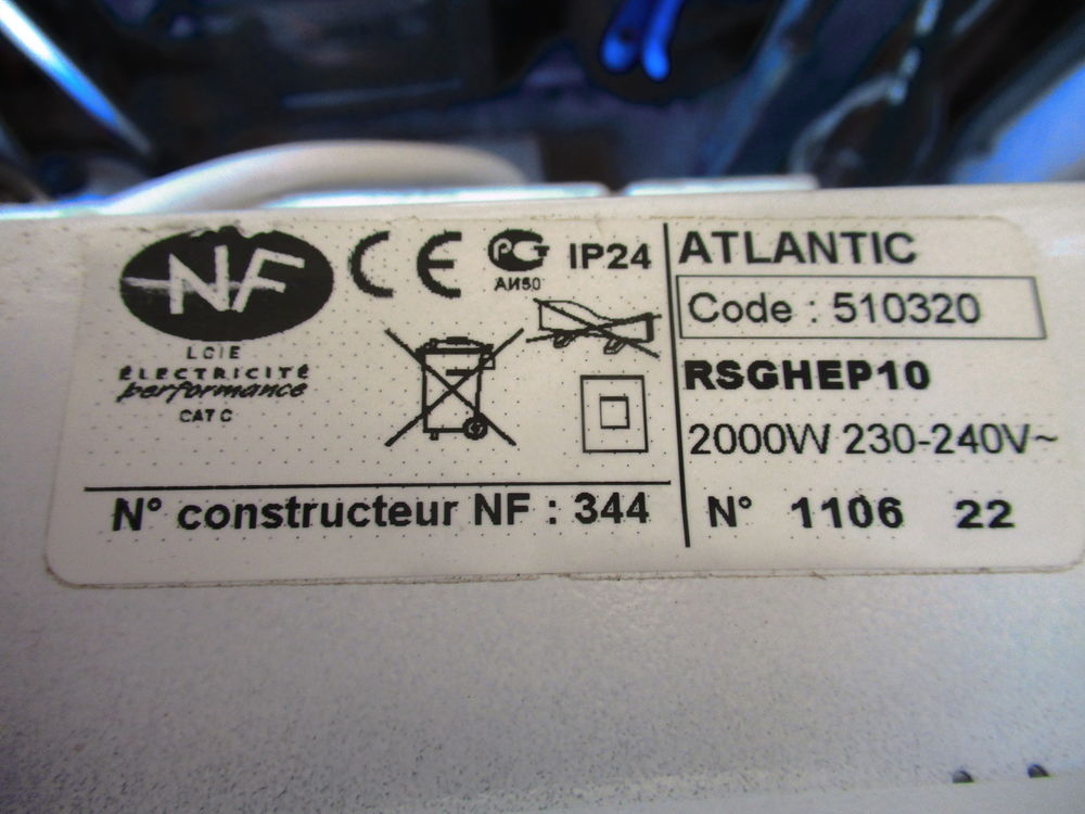 Convecteur ATLANTIC Electroménager