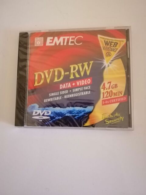 6  DVD - RW   EMTEC   SOUS  CELLOPHANE   REENREGISTRABLES
10 Toulouse (31)