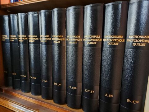 Dictionnaire encyclopédique QUILLET 10 volumes 1975 80 Meaux (77)