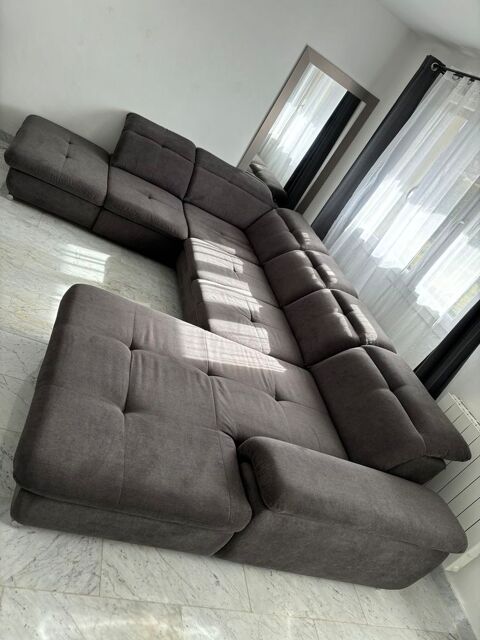 Grand Canap Gris WAYNE BUT 1200 Seyssins (38)