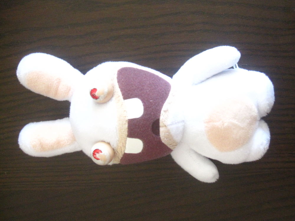 Peluche lapin cr&eacute;tin 20cm Jeux / jouets