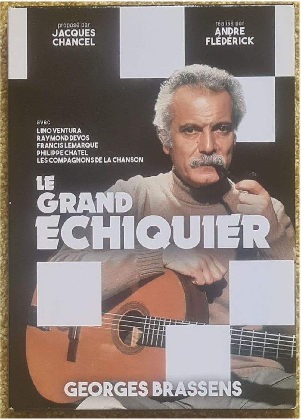 DVD LE GRAND ECHIQUIER avec GEORGES BRASSENS Photos/Video/TV