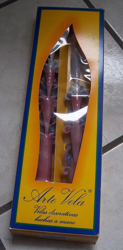 2 bougies Arte Vela faite main 9 Colombier-Fontaine (25)