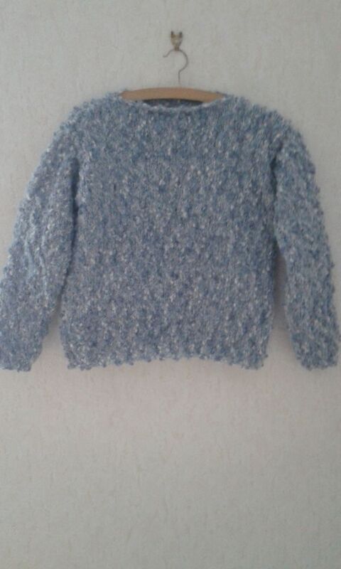 Pull femme fait main, laine et mohair 90 Pluguffan (29)