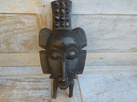 Masque Africain Senoufo Bois Sculpté Afrique African Art 
80 Loches (37)