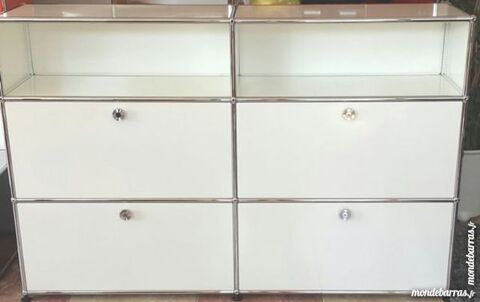 meuble usm haller  2 tiroirs 2 portes abattantes 2580 Chenoise (77)