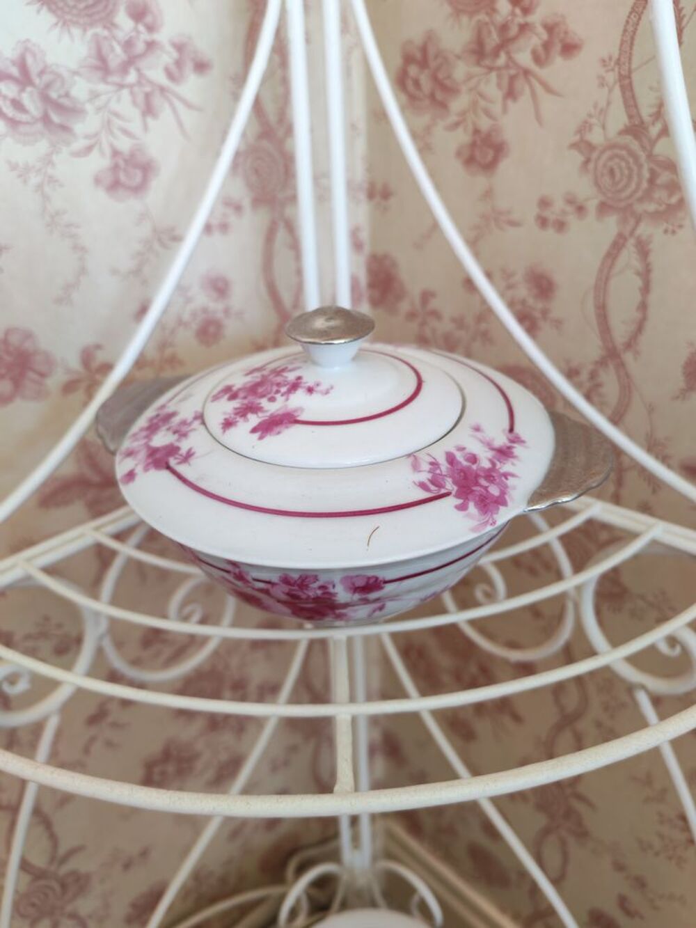 &Eacute;l&eacute;gant service th&eacute; ou caf&eacute; vintage en porcelaine de Limoges Décoration
