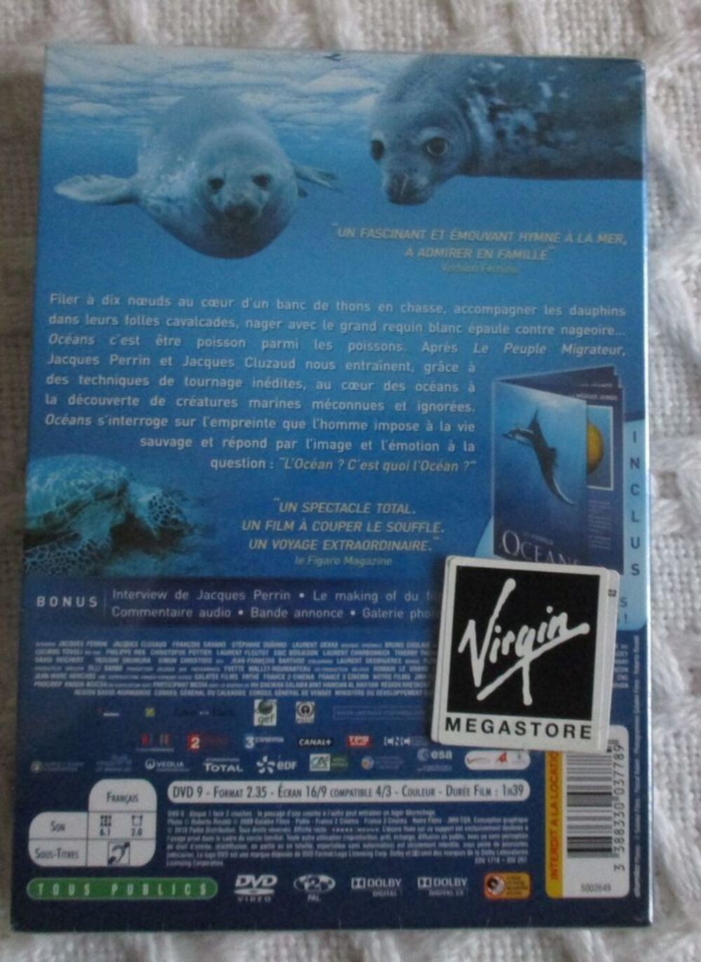 DVD NEUF OCEANS DVD et blu-ray