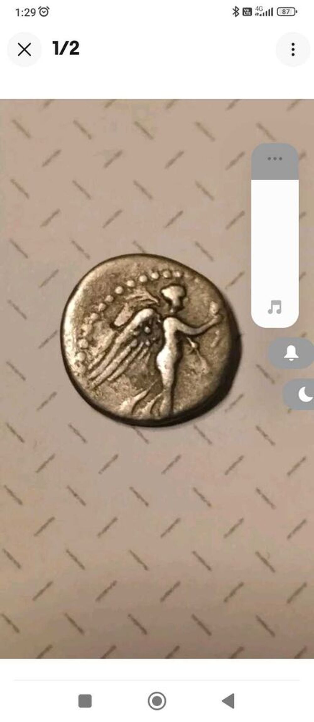 Hemidrachme de Vespasien en argent (69-79)Cesar&eacute;e Sublime &eacute;tat et rare 