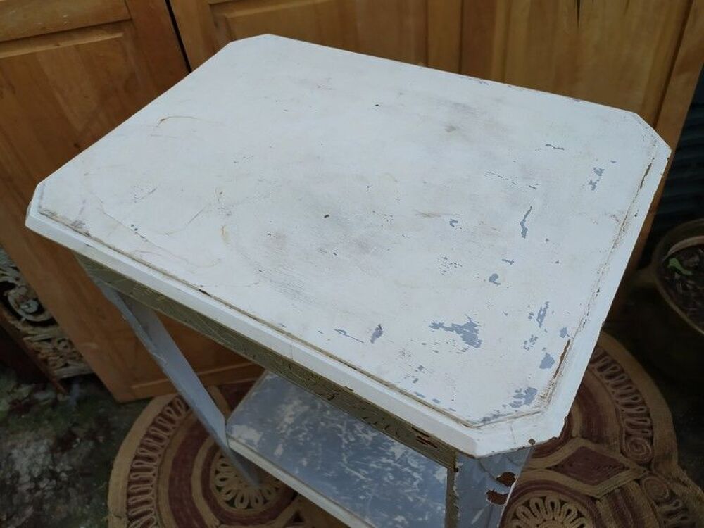 Table Gu&eacute;ridon Bois D&eacute;cor Art D&eacute;co 
Meubles