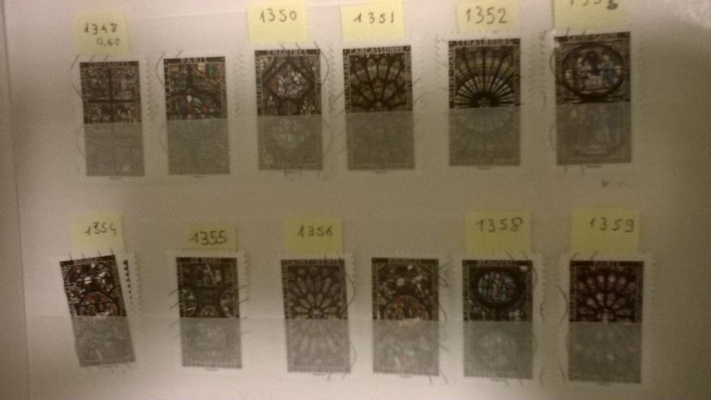 S&eacute;rie compl&egrave;te de timbres auto adh&eacute;sif pour collection 