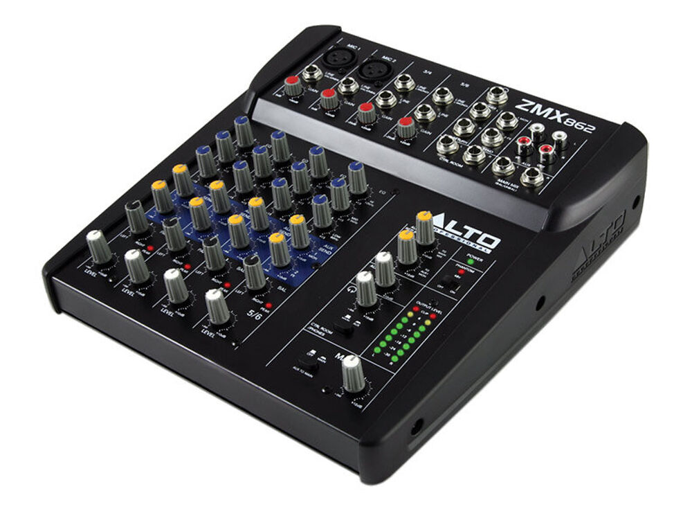 Table de Mixage Compacte 6 Voies ALTO Professional ZMX 862 Audio et hifi