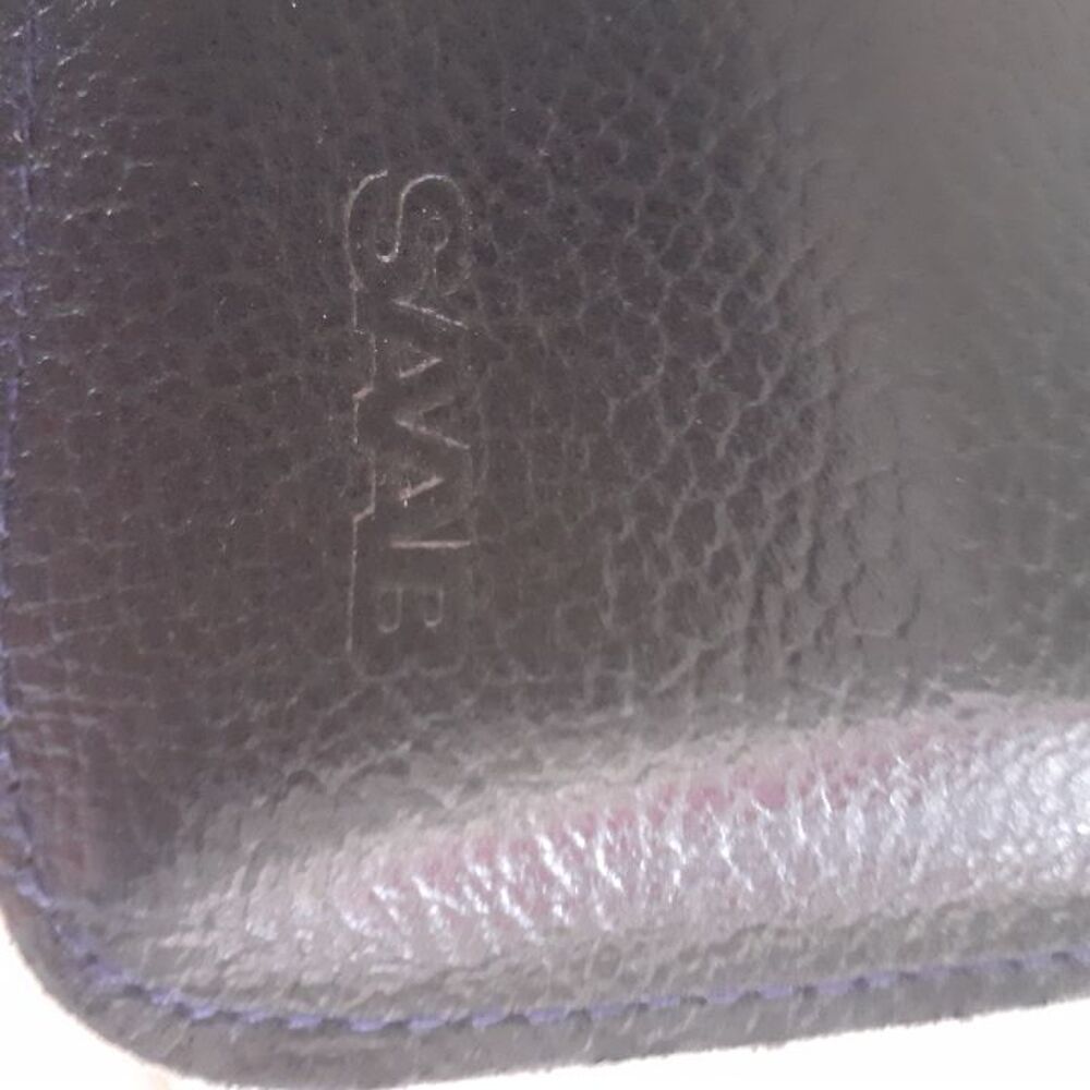  POCHETTE - TROUSSE "SAAB" Automobile NEUVE MARINE FONCE Maroquinerie