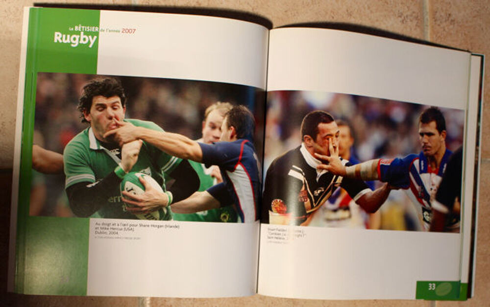  RUGBY : " LE B&Ecirc;TISIER DE L'ANNEE 2007 " Livres et BD