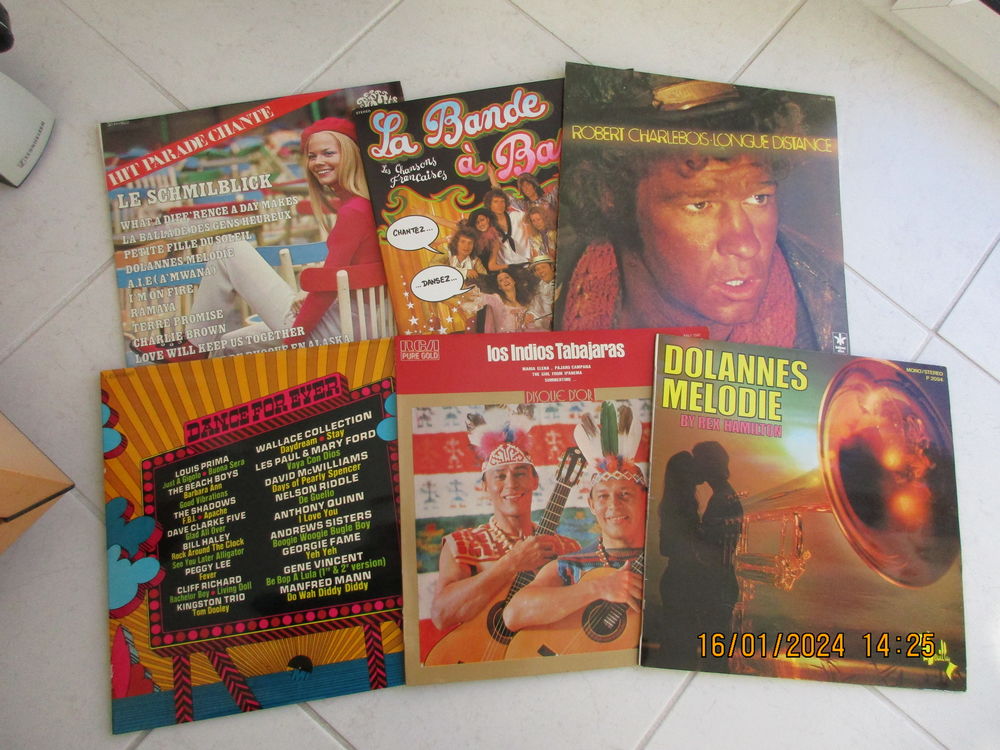 1 lot de disques 33T (vari&eacute;t&eacute;) Audio et hifi