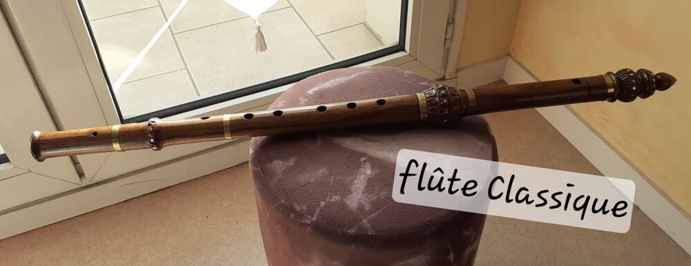 Flute en bois traversi&egrave;re n&eacute;palaise Instruments de musique