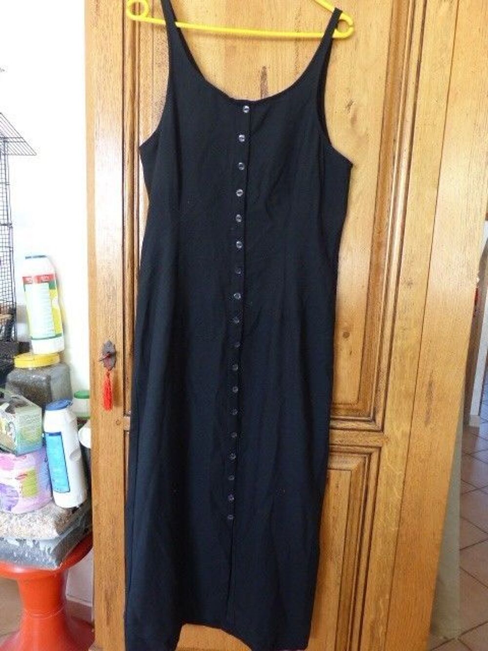 robe noire sans manches Vêtements