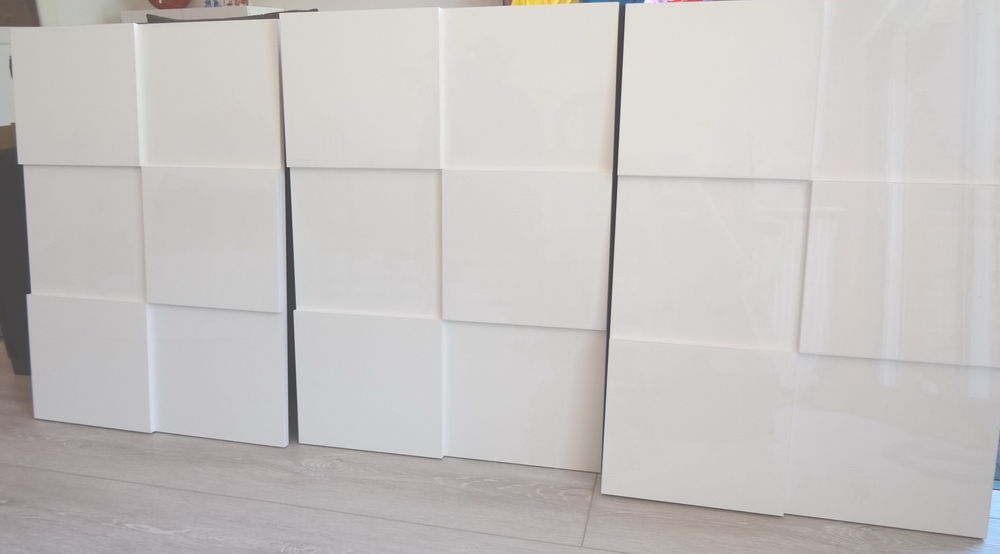 El&eacute;ments de buffet laqu&eacute; blanc Meubles