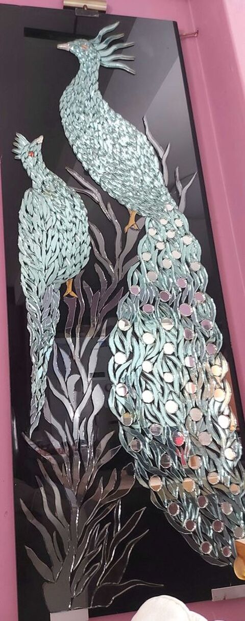 tableau artistique unique en mosaïque de miroirs 300 Yerres (91)