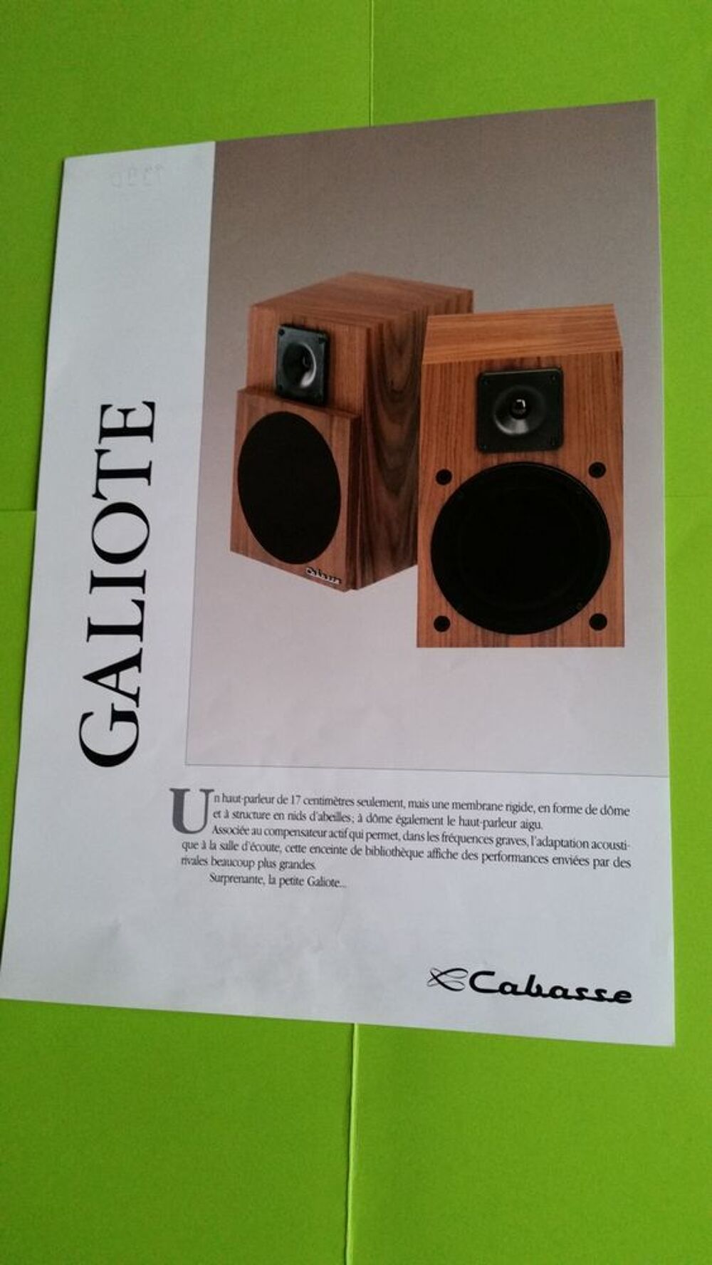 CABASSE GALIOTE Audio et hifi