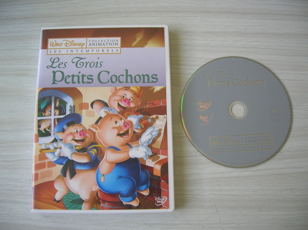 DVD LES TROIS PETITS COCHONS Walt Disney DVD et blu-ray