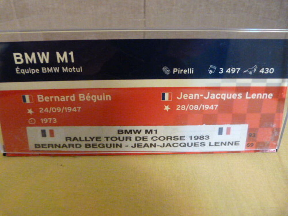 Miniature 1/43 BMW -M1 3 