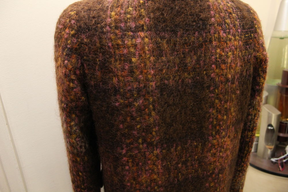 Manteau carreaux mohair DRIES VAN NOTEN 
T.S Vêtements