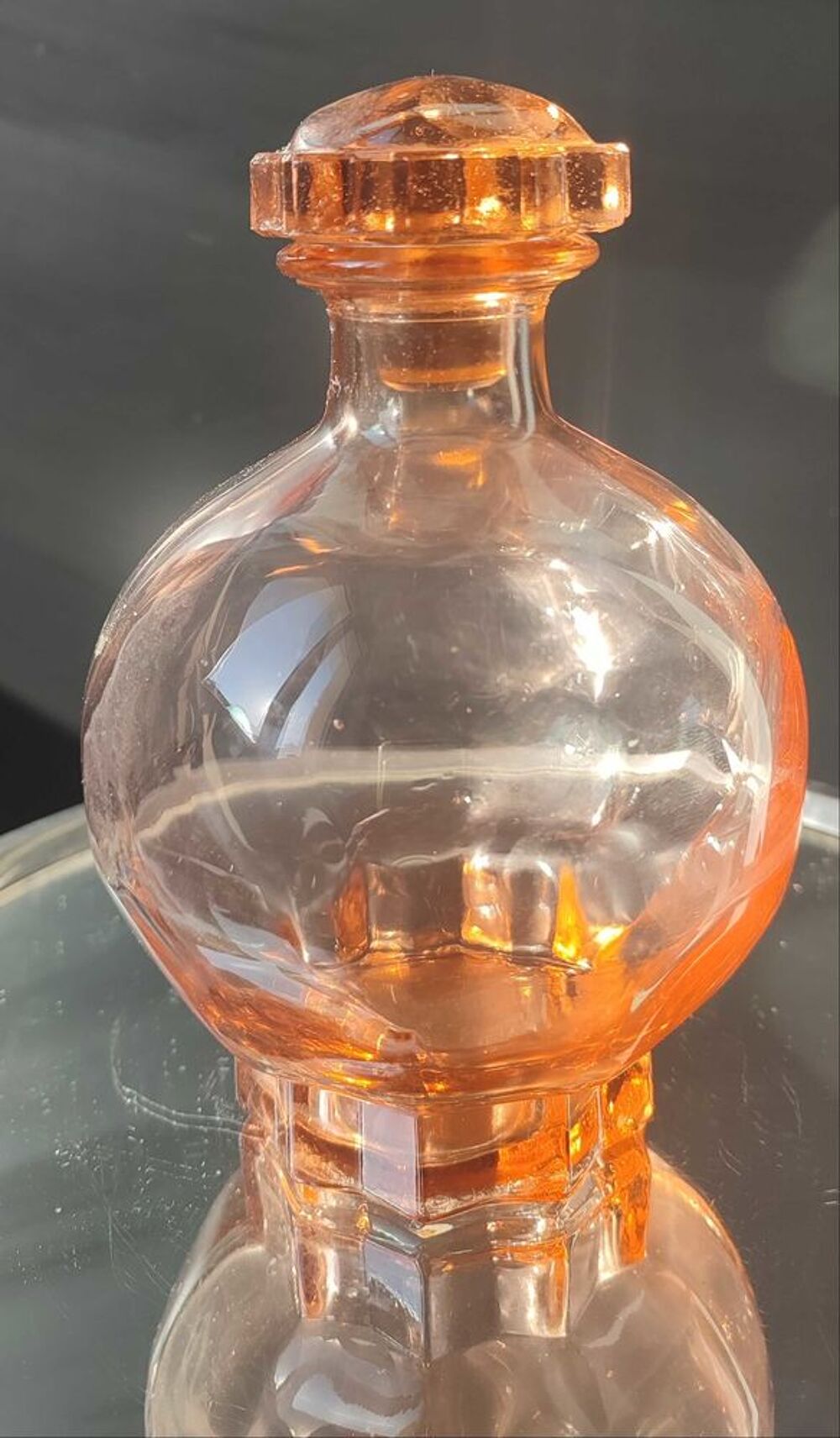 Carafe+Art+D&eacute;co+Verre+Rosaline+(1930-1940) 
