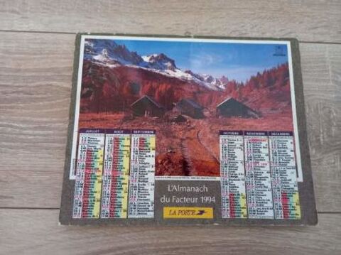 Almanach du facteur Oberthur 1994 3 Villiers (86)