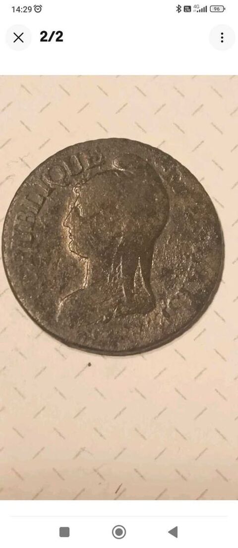5 Centimes Dupré L'an 8 A  ( 1799), Bel état et Très Recherchée Drancy (93)