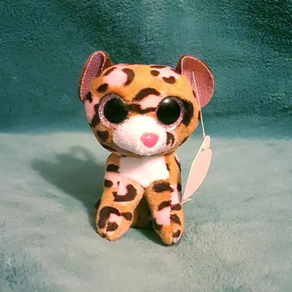 Mini peluche l&eacute;opard marron TY, NEUF Jeux / jouets