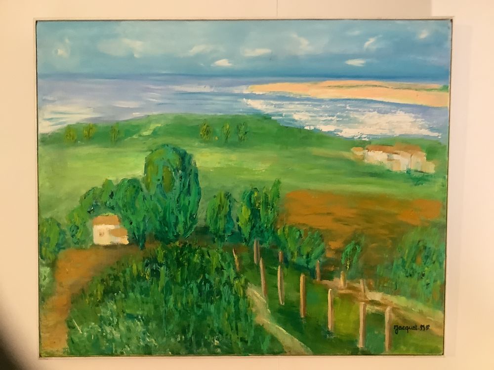 Tableau peinture Huile sur toile de qualit&eacute;, 61/50cm Décoration