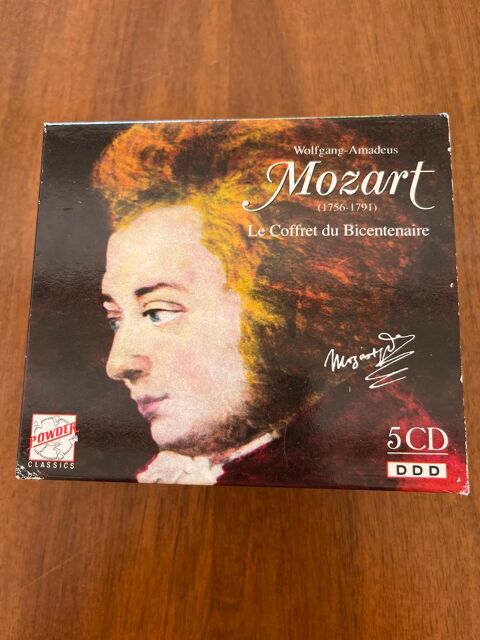 Coffret 5 CD Bicentenaire Mozart. 5 Saint-Mathieu-de-Tréviers (34)