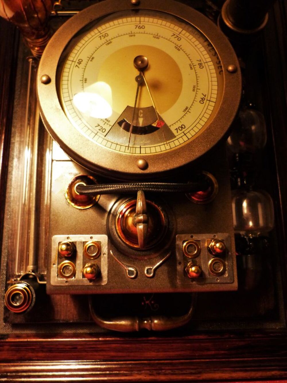 Tableau "EXTRAORDINARY ELECTRIC METER XIX" Steampunk Décoration