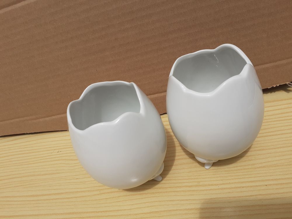 pots blancs Décoration