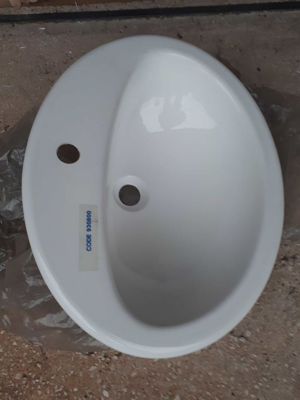 Vasque blanche en r&eacute;sine Electrom�nager