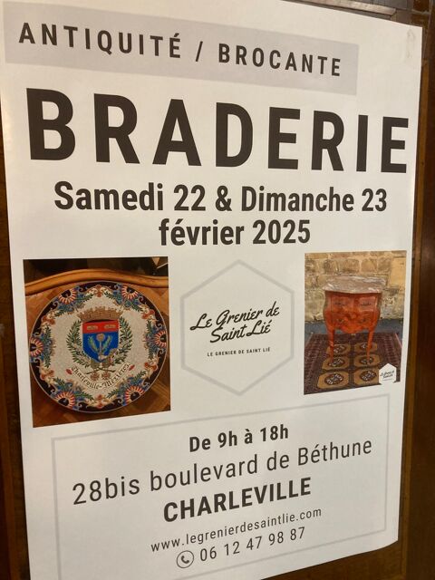 Braderie Antiquit�s et Brocante - Charleville 22 et 23 1 Charleville-M�zi�res (08)