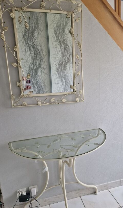 Console + miroir fer forg  35 Cinq-Mars-la-Pile (37)