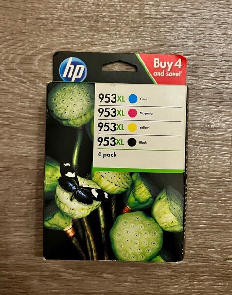 Pack 4 cartouches encre HP 953XL -OfficeJet Pro - NB+CL-NEUF 150 Vincennes (94)
