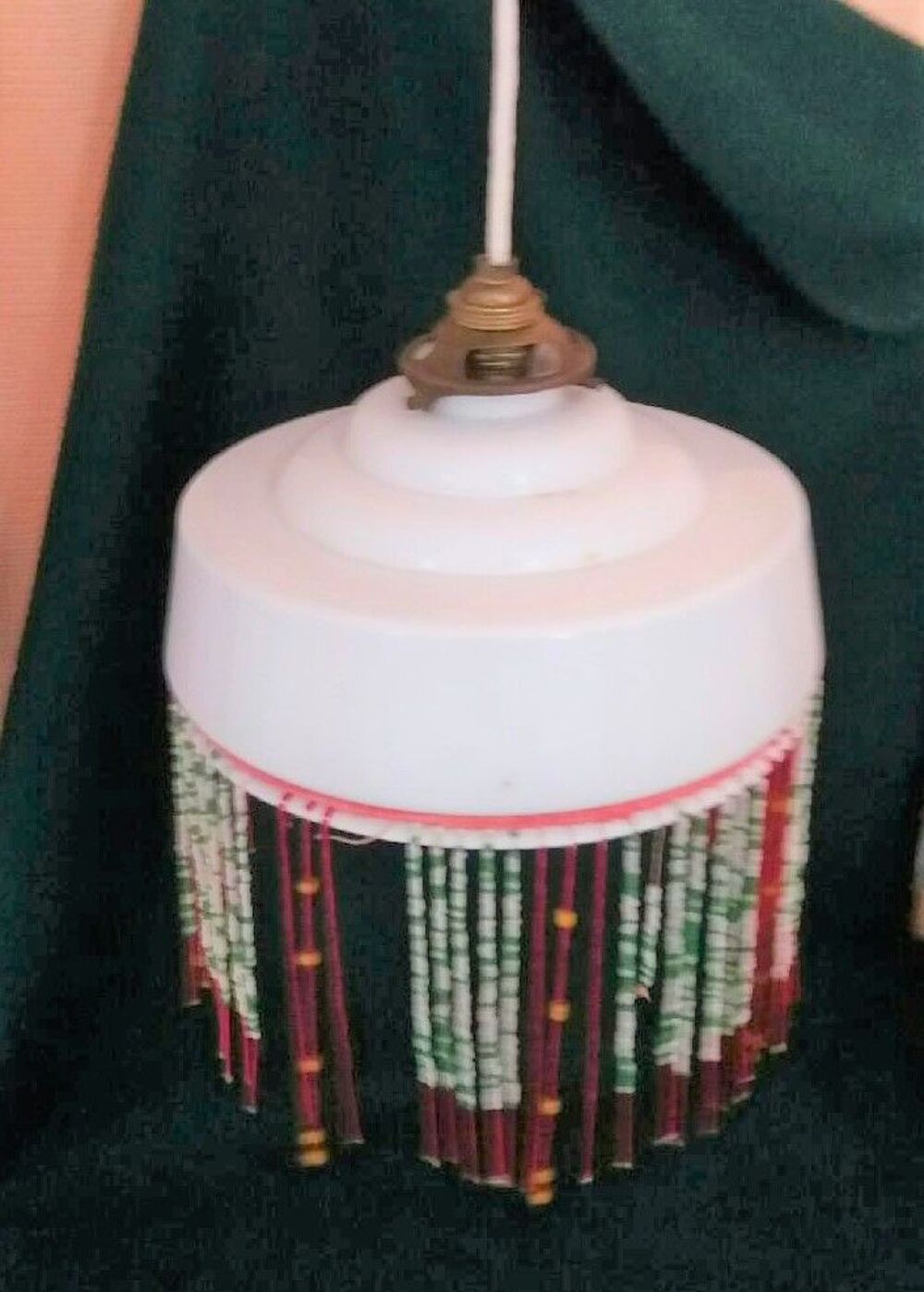 Lampe &agrave; franges Décoration