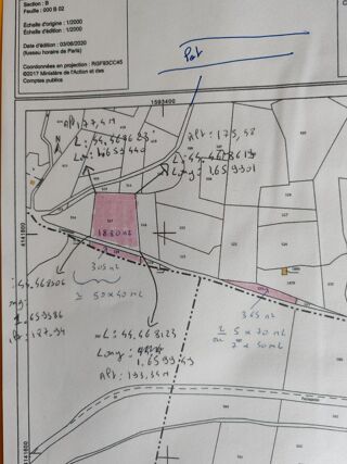 Terrain  vendre 2550 m