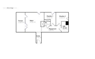  Appartement  vendre 3 pices 71 m