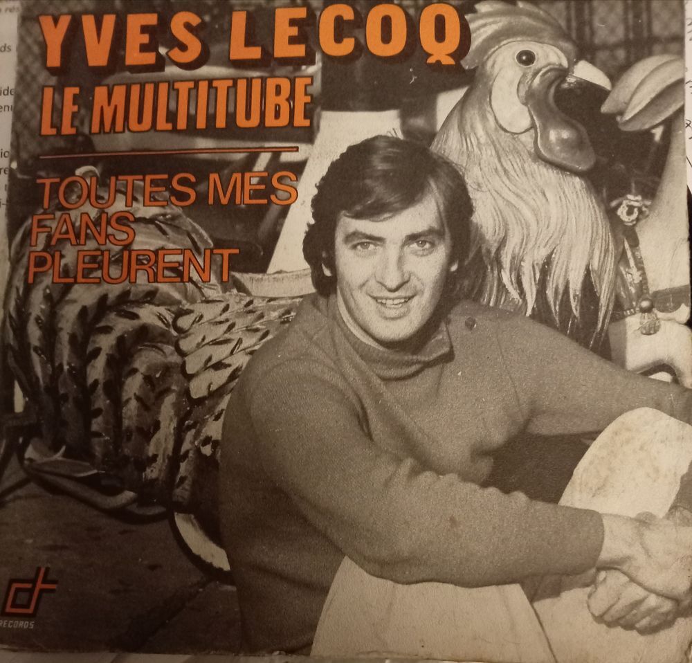 YVES LECOQ / 3 X DISQUES VYNIL 45 TOURS &sect; CD et vinyles