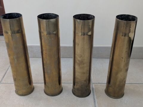 Vases obus en laiton Cran-Gevrier (74)