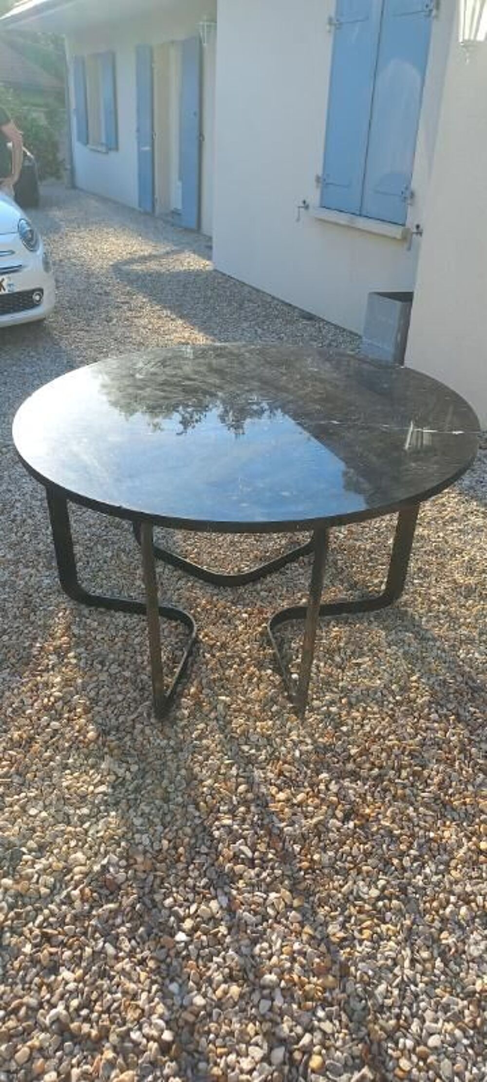 Table en marbre v&eacute;ritable Meubles